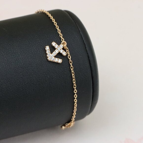 "Rose Gold Chain Bracelet with Anchor & Travel Charms for Women, XPBL0854 - Picture 11 of 13